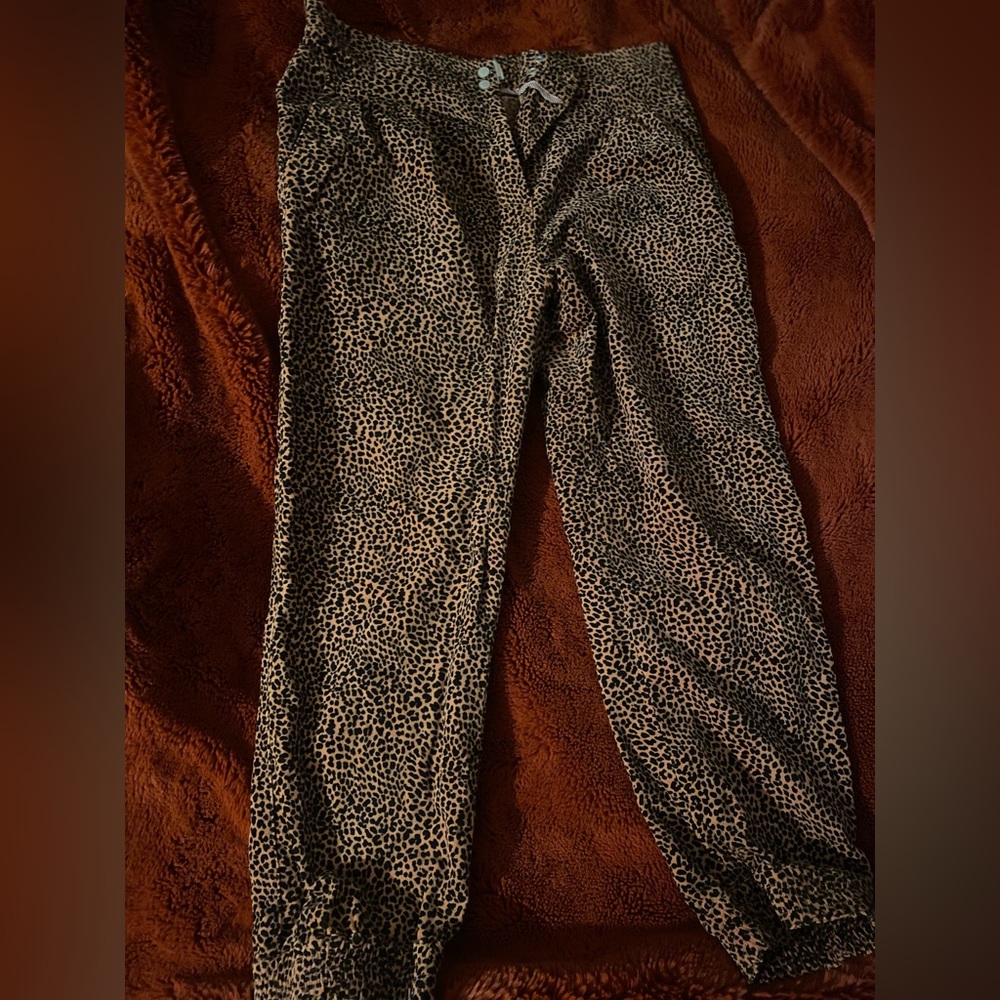 Cheetah joggers